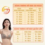 BẢNG SIZE ĐỒ LÓT PT 24H