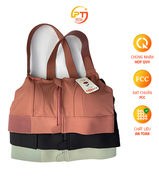 ÁO TẬP NỮ CÓ KHOÁ KÉO